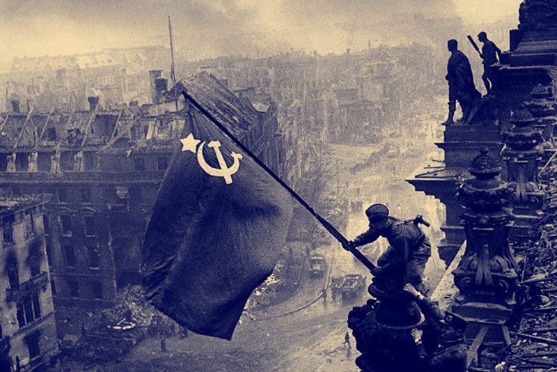 Jewgeni Chaldej, Auf dem Berliner Reichstag